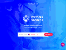 Tablet Screenshot of partners-finances.com
